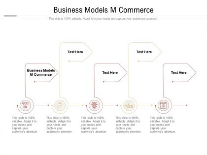 Business models m commerce ppt powerpoint presentation slides tips cpb