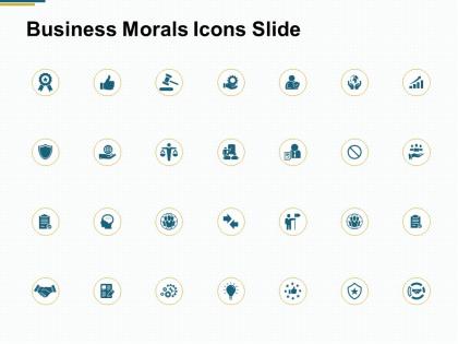 Business morals icons slide gears ppt powerpoint presentation file icon