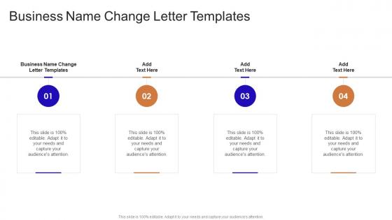 Business Name Change Letter Templates In Powerpoint And Google Slides Cpb