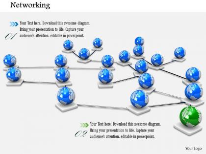 Business network and leadership conceptual image