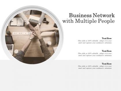 Business network with multiple people