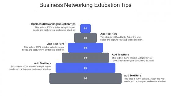 Business Networking Education Tips In Powerpoint And Google Slides Cpb