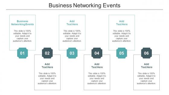 Business Networking Events Ppt Powerpoint Presentation Gallery Templates Cpb