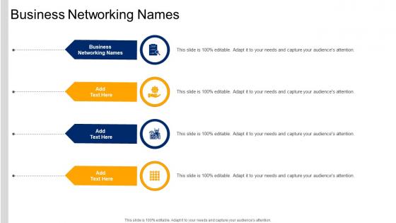 Business Networking Names In Powerpoint And Google Slides Cpb