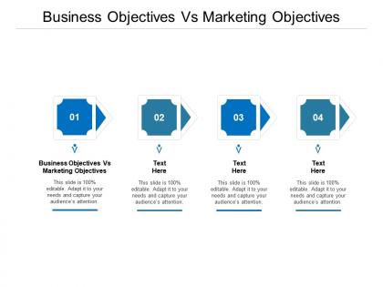 Business objectives vs marketing objectives ppt powerpoint presentation outline themes cpb