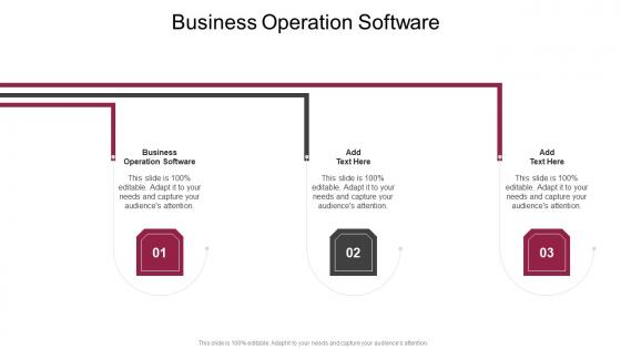 Business Operation Software In Powerpoint And Google Slides Cpb