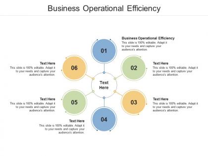 Business operational efficiency ppt powerpoint presentation icon format cpb