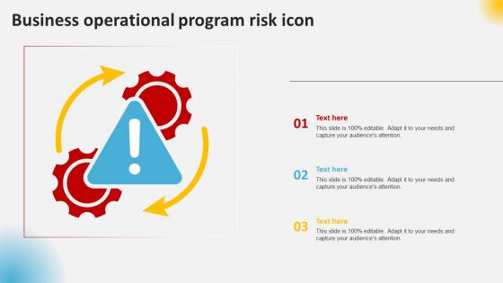Business Operational Program Risk Icon