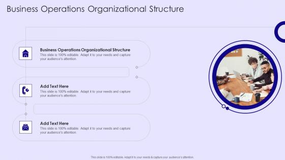 Business Operations Organizational Structure In Powerpoint And Google Slides Cpb
