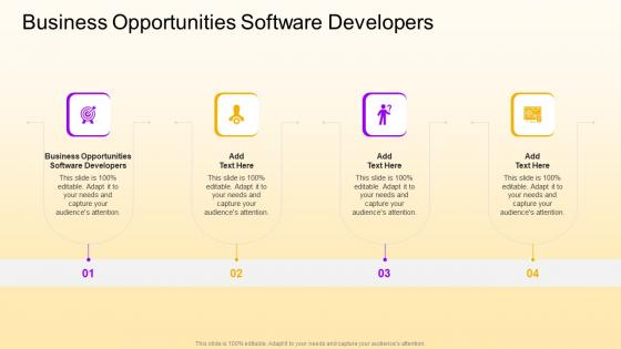 Business Opportunities Software Developers In Powerpoint And Google Slides Cpb