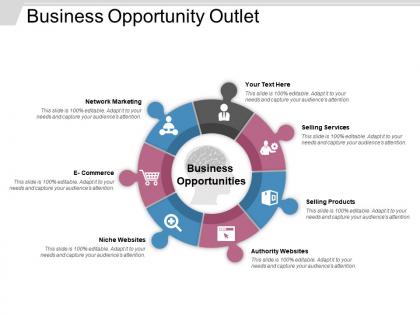 Business opportunity outlet powerpoint graphics