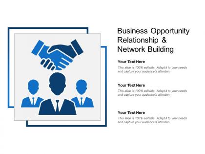 Business opportunity relationship and network building