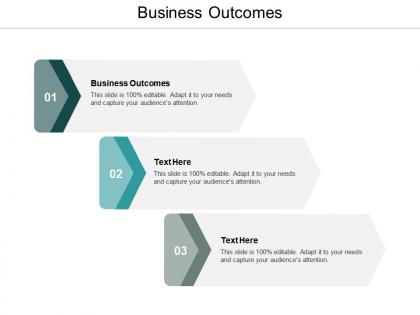 Business outcomes ppt powerpoint presentation icon maker cpb