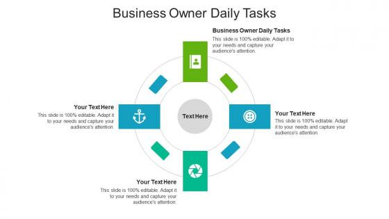 Business owner daily tasks ppt powerpoint presentation layouts templates cpb