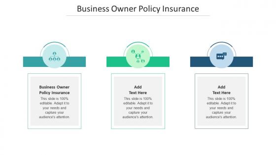 Business Owner Policy Insurance In Powerpoint And Google Slides Cpb