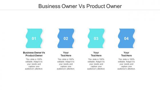 Business owner vs product owner ppt powerpoint presentation inspiration cpb