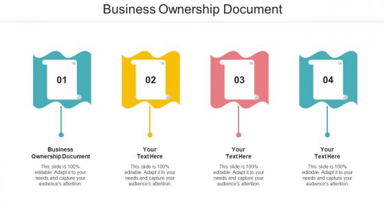 Business Ownership Document Ppt Powerpoint Presentation Ideas Sample Cpb