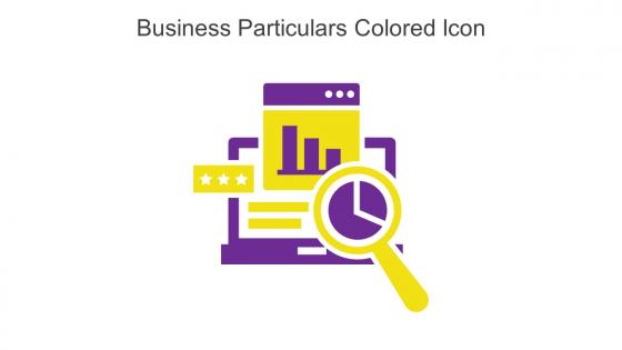 Business Particulars Colored Icon In Powerpoint Pptx Png And Editable Eps Format
