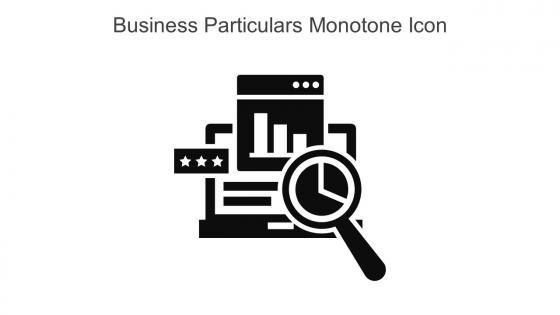 Business Particulars Monotone Icon In Powerpoint Pptx Png And Editable Eps Format