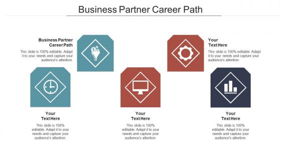 Business partner career path ppt powerpoint presentation show icons cpb