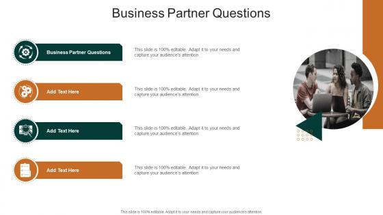 Business Partner Questions In Powerpoint And Google Slides Cpb