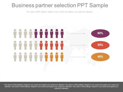 Business partner selection ppt sample