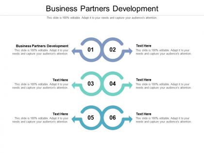 Business partners development ppt powerpoint presentation pictures graphics example cpb
