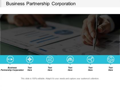 Business partnership corporation ppt powerpoint presentation gallery summary cpb