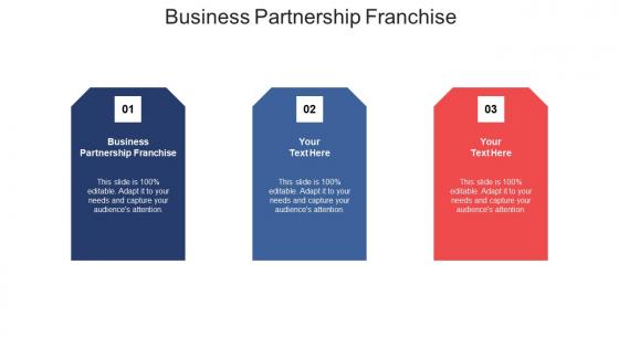 Business partnership franchise ppt powerpoint presentation model example cpb