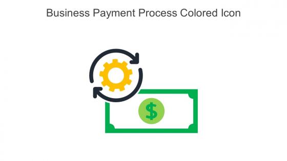 Business Payment Process Colored Icon In Powerpoint Pptx Png And Editable Eps Format