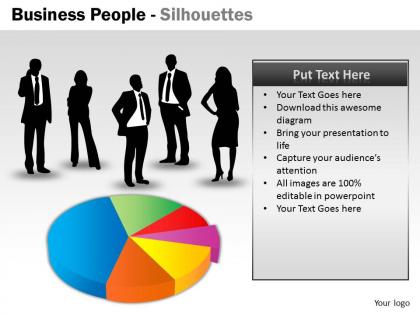 Business people silhouettes ppt 20