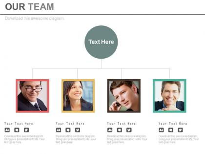Business peoples for team powerpoint slide