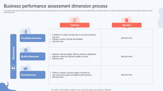 Business Performance Assessment Dimension Process