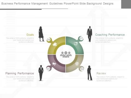 Business performance management guidelines powerpoint slide background designs