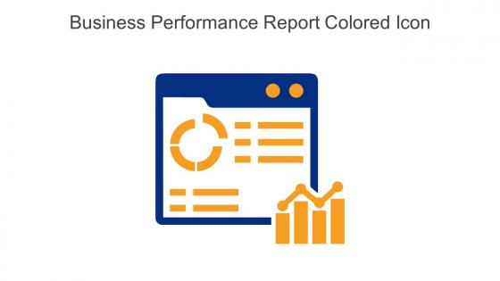 Business Performance Report Colored Icon In Powerpoint Pptx Png And Editable Eps Format