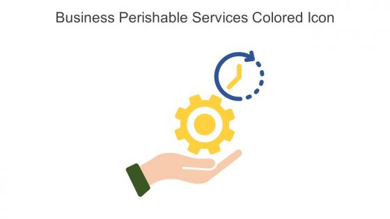 Business Perishable Services Colored Icon in powerpoint pptx png and editable eps format