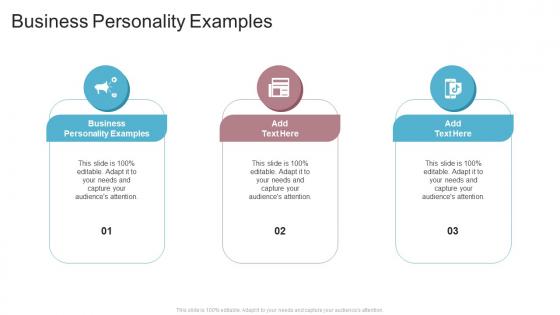 Business Personality Examples In Powerpoint And Google Slides Cpb