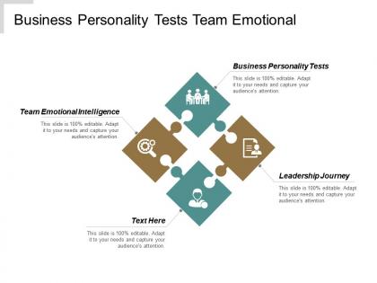 Business personality tests team emotional intelligence leadership journey cpb