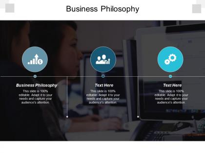 Business philosophy ppt powerpoint presentation file vector cpb