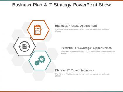Business plan and it strategy powerpoint show