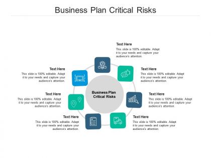 Business plan critical risks ppt powerpoint presentation model format ideas cpb