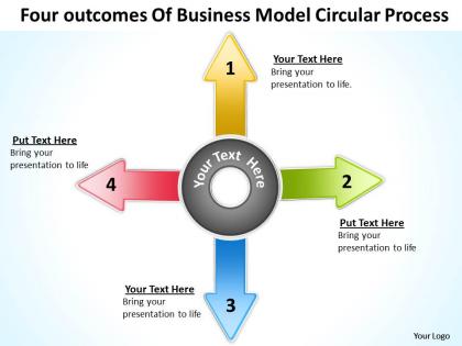 Business plan diagram model circular process powerpoint templates ppt backgrounds for slides