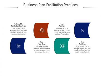 Business plan facilitation practices ppt powerpoint presentation professional maker cpb