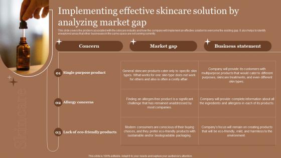 Business Plan For Skincare Cosmetic Store Implementing Effective Skincare Solution By Analyzing BP SS