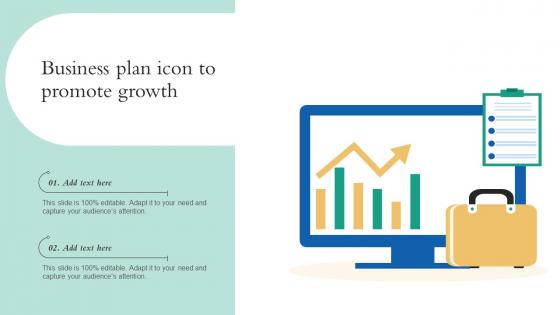 Business Plan Icon To Promote Growth