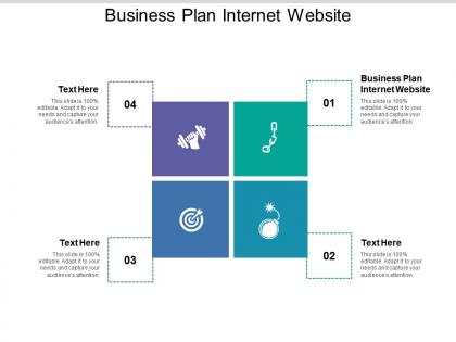 Business plan internet website ppt powerpoint presentation outline clipart cpb