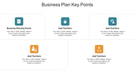 Business Plan Key Points In Powerpoint And Google Slides Cpb