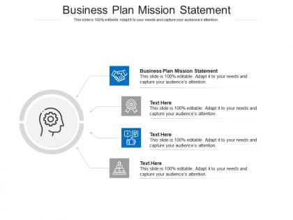 Business plan mission statement ppt powerpoint presentation outline design templates cpb