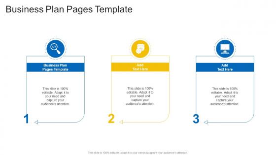 Business Plan Pages Template In Powerpoint And Google Slides Cpb