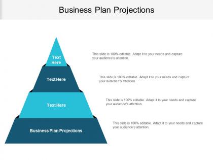 Business plan projections ppt powerpoint presentation file visuals cpb